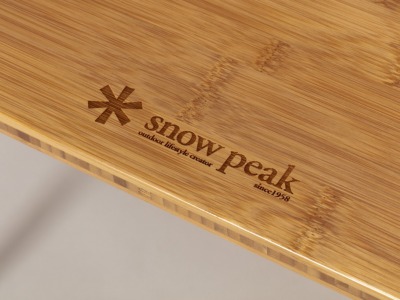 スノーピーク snow peak ワンアクションテーブルロング竹 ブラック